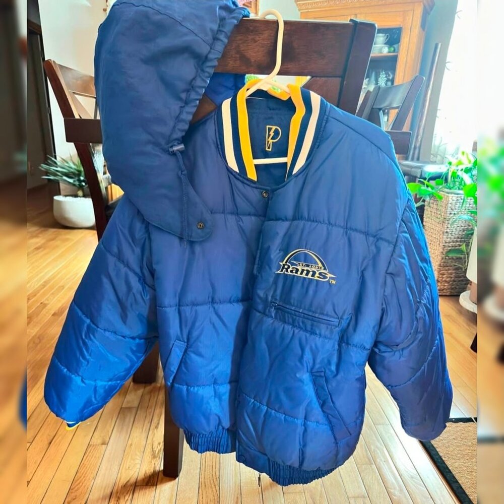St. Louis Rams Pro Puffer Coat with Detachable Hood